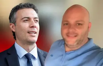 Daniel Quintero, superintendente de Salud y exalcalde, y su hermano Miguel, llamado a imputación de cargos por corrupción. FOTO: EL COLOMBIANO