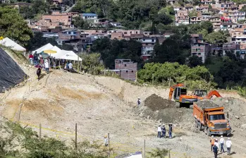 Maquinaria amarilla regresará a La Escombrera a partir de junio. FOTO: EL COLOMBIANO