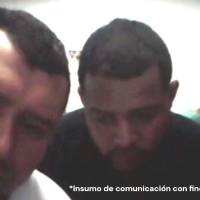 Imagen de los capturados durante la audiencia. Foto: cortesía.
