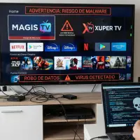 Plataformas oficiales como YouTube, Pluto TV o Vix permiten acceder gratis a contenido legal sin los riesgos de malware asociados a aplicaciones no oficiales. FOTO: Generada con IA