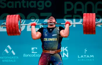 Rafael Cerro en el total obtuvo la plata con 410 kg en la división +110 kg masculina. Foto: GETTY
