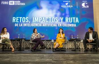 En Colombia, 1 de cada 4 empresas colombianas ya ha incorporado la inteligencia artificial en alguno de sus procesos productivos u operativos. FOTO Jaime Pérez