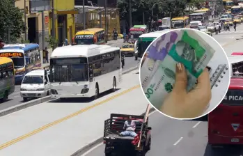 El incremento del auxilio de transporte para 2026 sigue vigente mientras el Gobierno expide un nuevo decreto sobre el salario mínimo. FOTO: El Colombiano. 