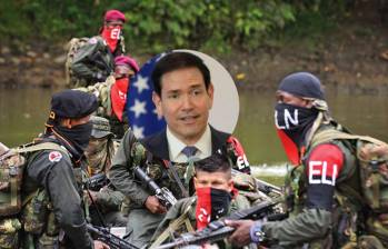 La guerrilla del ELN mantiene presencia en la frontera con Venezuela a través del Frente de Guerra Nororiental. Marco Rubio, secretario de Estado de EE. UU., no descartó acciones en Colombia. Foto: AFP