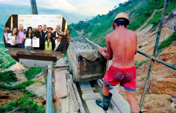 Gobierno presentó la nueva ley minera. FOTO EL COLOMBIANO.