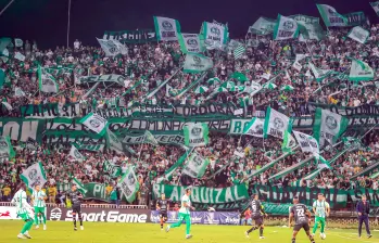 Nacional tendrá el respaldo de su afición en Ditaires en el duelo frente al Junior. FOTO JAIME PÉREZ