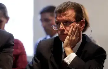 El expresidente de SaludCoop EPS, Carlos Palacino, condenado a 15 años de prisión por el desfalco a esa empresa. FOTO COLPRENSA