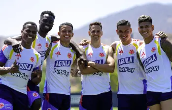 Antes de partir hacia México, donde debutará en el Mundial el 17 de junio ante Uzbekistán, la Selección Colombia entrenó en la mañana de este miércoles en San Diego, California. FOTO X-Selección Colombia