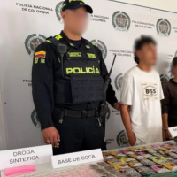 Tusi, coca, marihuana y demás, fueron algunos de los materiales incautados en registros y allanamientos en el barrio San Isidro, Sabaneta. Foto: cortesía.