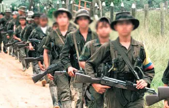 Reclutamiento de niños y niñas para la guerra. Foto: Colprensa