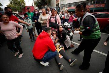 El epicentro del sismo fue en Coalcoman, Michoacán. FOTO: EFE
