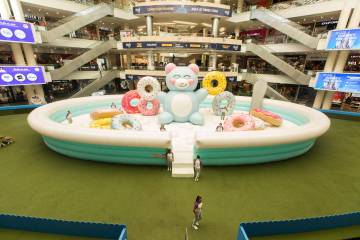 La invitación del Centro Comercial es a disfrutar como niños. FOTO: CAMILO SUÁREZ. 
