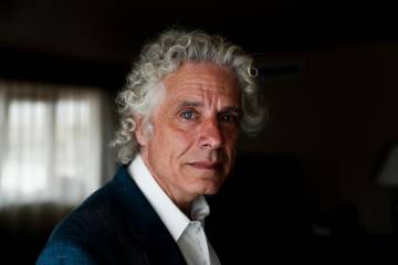 Steven Pinker estuvo en Medellín en septiembre de 2019. Foto: Archivo