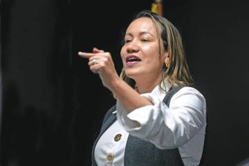 La ministra de Salud, Carolina Corcho, explicó ante la Comisión Séptima de la Cámara el contenido del articulado y lo que busca con la reforma. FOTO Colprensa