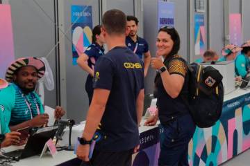 Deportistas colombianos inauguraron la Villa Olímpica en París