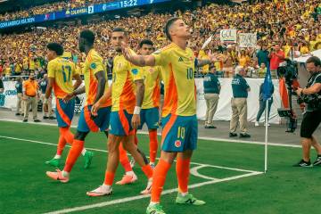 Luis Díaz y Federico Valverde, protagonistas de las selecciones Colombia y Uruguay, respectivamente. Fotos: Getty