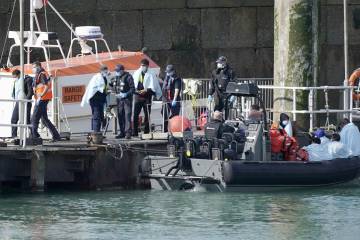 El Canal de la Mancha conecta a Francia con Reino Unido y es una de las rutas migratorias más peligrosas de Europa. FOTO getty