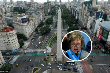 Argentina vive paro sindical de 36 horas como protesta contra las medidas de Milei