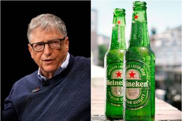 Con la compra de las acciones de Femsa, Gates se convierte inmediatamente en el cuarto accionista de Heineken Holding. Foto: Tomada de redes sociales