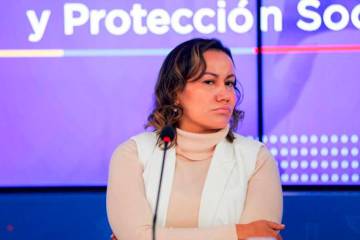 A la ministra de Salud, Carolina Corcho, ya le han renunciado tres secretarios generales en seis meses. FOTO: Colprensa