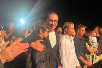 El momento de la proyección en Cannes. FOTO Cortesía Valiente Gracia Cine