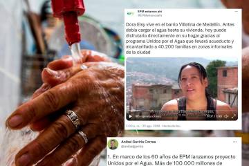El programa Conexiones por la Vida, de EPM, es la continuidad de un programa llamado Unidos por el Agua, que tiene un antecedente de 8 años de historia y con miles de familias beneficiadas. FOTO: EL COLOMBIANO