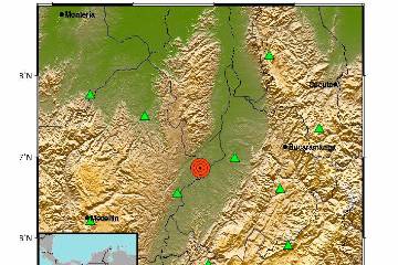 El movimineto tuvo una intensidad de 4.3 en la escala de richter. FOTO CORTESÍA
