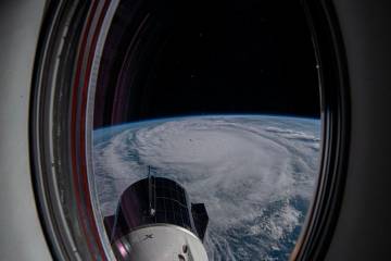 Videos | Así se ve el imponente huracán Milton, otra vez en categoría 5, desde el espacio