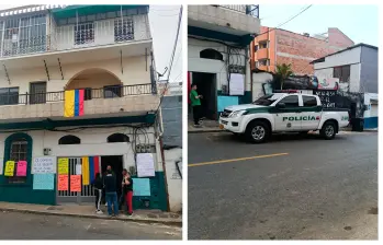 El desalojo se produjo en la mañana, desde muy temprano, y tuvo participación de la Policía y agentes del UNDMO. FOTO: CORTESÍA