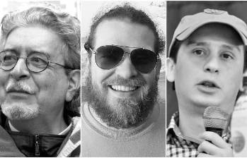 Ricardo Cano Gaviria, Joseph Avski y David Betancourt residen desde hace años en España, Estados Unidos y México, respectivamente. Buena parte de sus carreras literarias se ha desenvuelto por fuera de las fronteras nacionales. FOTOS: CORTESÍA.