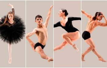 Los bailarines del Ballet Metropolitano son profesionales, vienen desde diferentes países y ciudades, y pertenecer a la compañía es su trabajo. FOTOS CORTESÍA - JUAN MARÍN