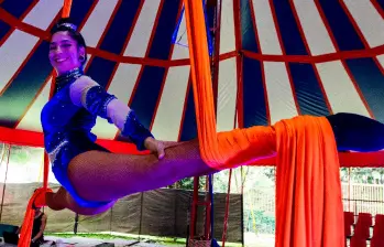 Los artistas paisas del circo ofrecerán este puente festivos eventos gratuitos en diferentes sitios de la ciudad. Foto: Julio Herrera.