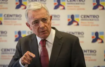 Álvaro Uribe Vélez, expresidente y líder del Centro Democrático. Foto: Colprensa