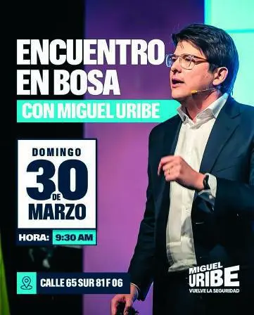 En el celular de alias “El Viejo”, uno de los condenados por el caso Miguel Uribe, encontraron esta imagen del evento en el que el delincuente se infiltró para seguir los pasos del entonces precandidato. FOTO: Cortesía.