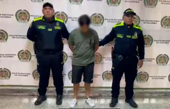 El sospechoso fue enviado a la cárcel con una medida de aseguramiento. FOTO: Cortesía Policía