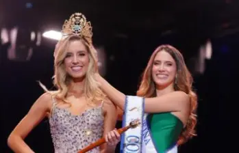 La caleña María Antonia Mosquera asumió la corona del Concurso Nacional de Belleza. FOTO: Reinado Colombia. 