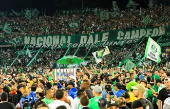 Atlético Nacional, uno de los equipos más seguidos en Colombia. Foto: Andrés Camilo Suárez Echeverry.