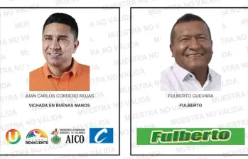 El cargo se lo disputaban los políticos Juan Carlos Cordero y Fulberto Guevara. FOTO: imagen tomada de redes.