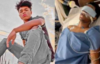 Este es Ánderson Salas, joven de 22 años que fue golpeado brutalmente en México. FOTO CORTESÍA