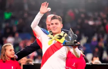 Juan Fernando Quintero regresaría a River Plate el equipo con el tuvo momentos de gloria entre 2017 y 2019. FOTO: Tomada de X @Gian_SI1