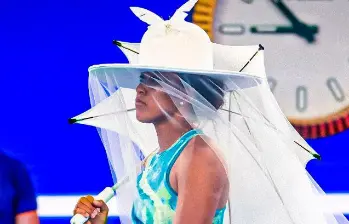 Este martes, Osaka le ganó a la croata Antonia Ruzic. FOTO: @robertwun en Instagram