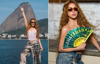 Shakira en Brasil previo a su concierto gratuito en Río de Janeiro. Fotos: Instagram @Shakira