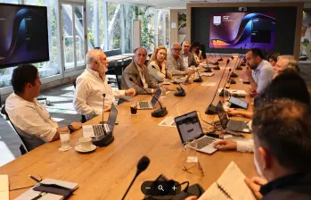 En el espacio participó tanto el gerente general de EPM, John Maya, como el ministro de Minas, Edwin Palma. FOTO: Cortesía Ministerio de Minas