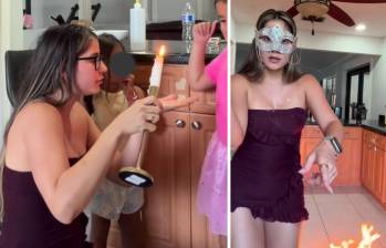 Meliza Campos Sanchéz fue arrestada tras incendiar su casa y quemar con velas a sus hijas. FOTOS: Capturas de video