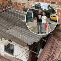 Esta es la casa de doña Erminia y su sueño es poder vivir aquí dignamente con su hijo. FOTO: Cortesía Un viejo favor