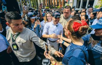 Desde enero pasado, el movimiento Creemos le madrugó a las alianzas y se sumó a la campaña a la presidencia de Abelardo de la Espriella. FOTO Camilo Suárez