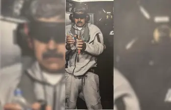 La primera imagen de Nicolás Maduro capturado. FOTO: Tomada de red social de Donald Trump