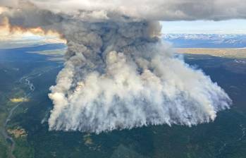 En lo corrido del 2023, en Canadá se han contabilizado 4,088 incendios, y rompió un récord con 10 millones de hectáreas quemadas por megaincendios. FOTO GETTY.
