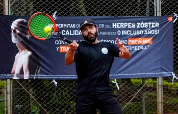 En el club Campestre Medellín se disputará este domingo, las finales del Torneo Nacional Interclubes de tenis. FOTO JULIO CÉSAR HERRERA 