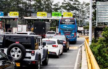 Los peajes volvieron a subir de precio este jueves 16 de enero. FOTO JAIME PÉREZ. 